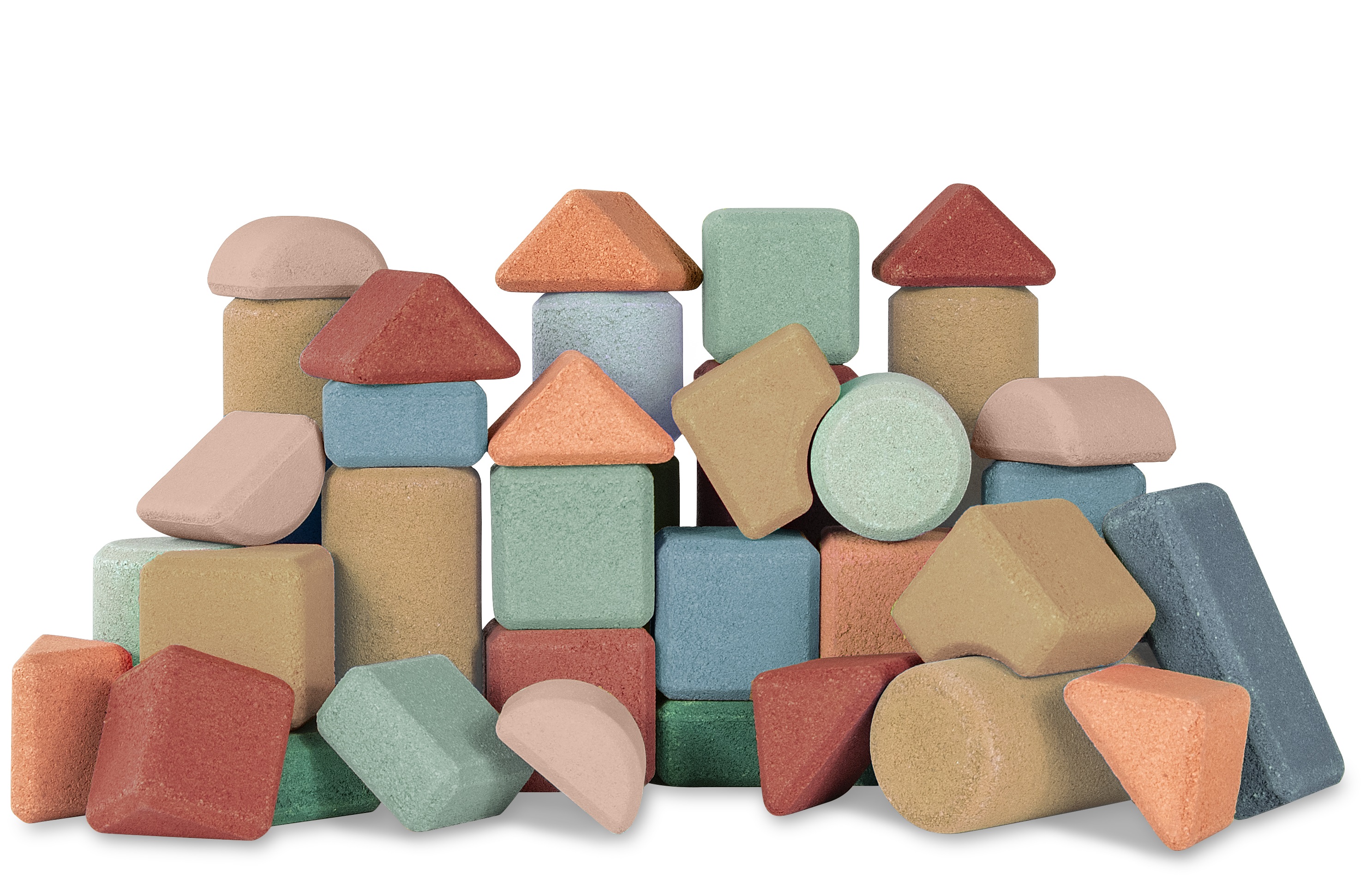 Korko Korkbausteine, 40-teiliges Block-Set Tall Architects