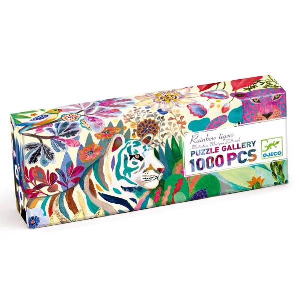 DJ07647-Puzzle-gallery-Rainbow-Tigers-1000-Teile-2