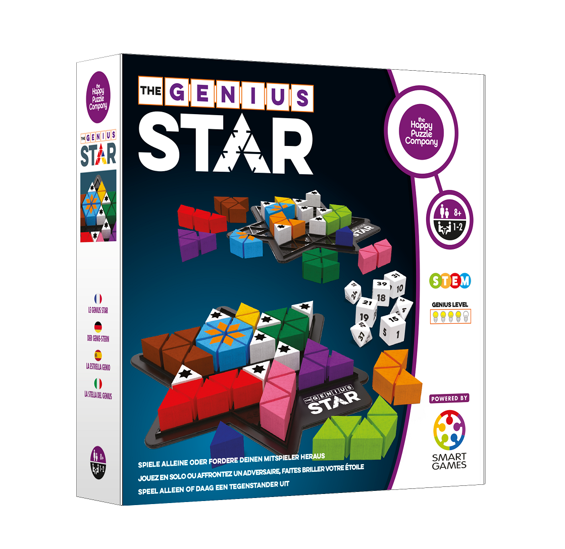 SMARTGames The Genius Star, Geduldsspiele, Gesellschaftsspiele