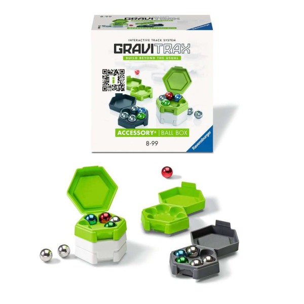 GraviTrax Accessory Ball Box Zubehör für die Kugelbahn mit Ersatzkugeln, Kugelbahn Ältere, Kugelbahnen, Spielzeug